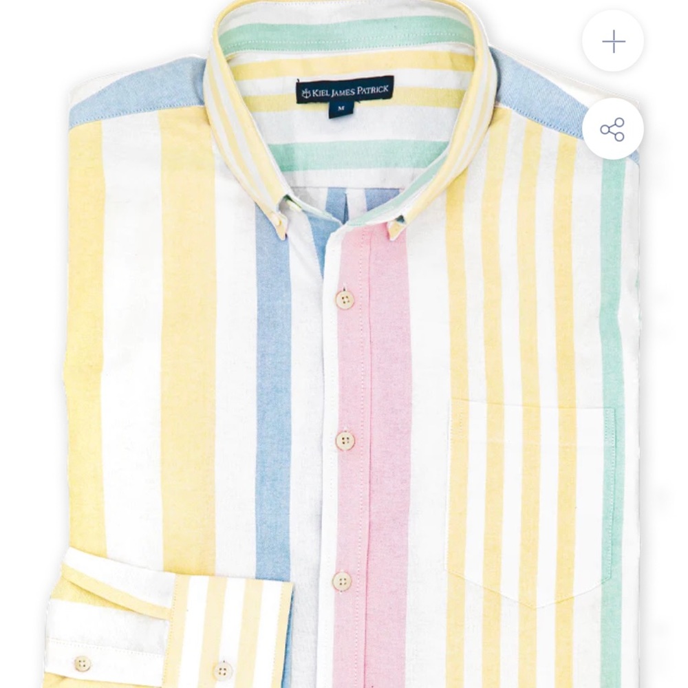 Kiel James Patrick Bermuda Beach Club Shirt Mens XL